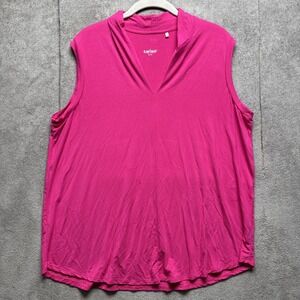 Swing Control Women's Sleeveless Top XL‎ Pink Stretch Golf Tank Lightweight